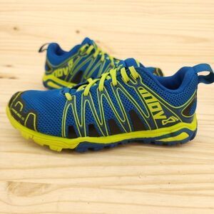 Inov8 Trailroc Women's Trail Running Shoes Sz 4.5 Blue Yellow Sneakers Athletic